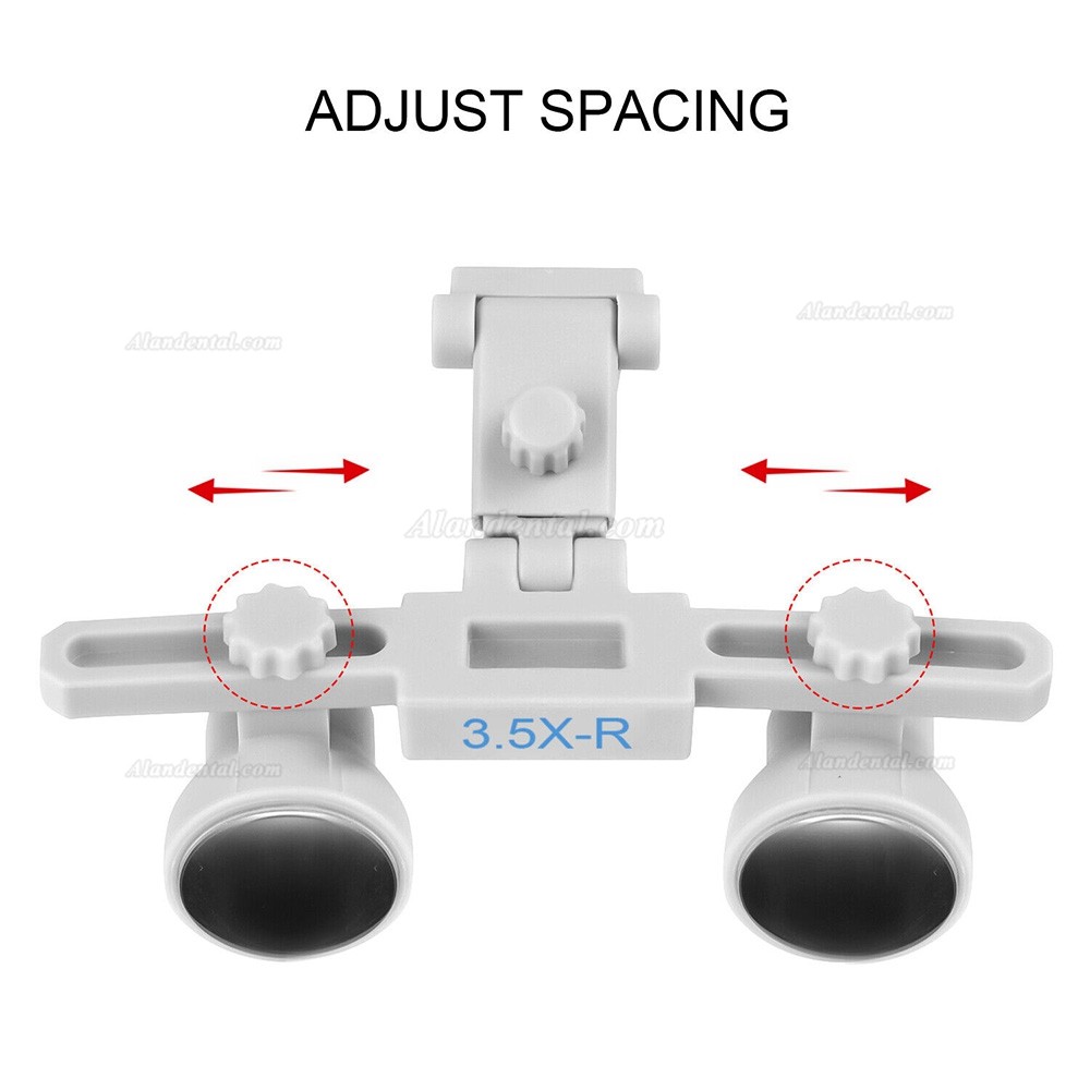 YOYU DY-116 3.5X-R Dental Binocular Loupes Magnifier Operation Loupe with Presbyopia Frame